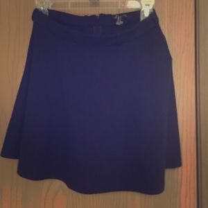 Dark blue mini skirt